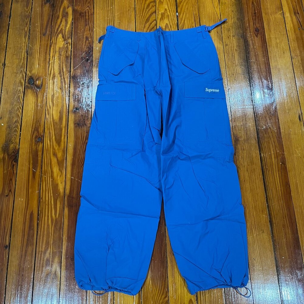 Supreme GORE-TEX PACLITE Cargo Pant Blue SS23 Men's Size 30